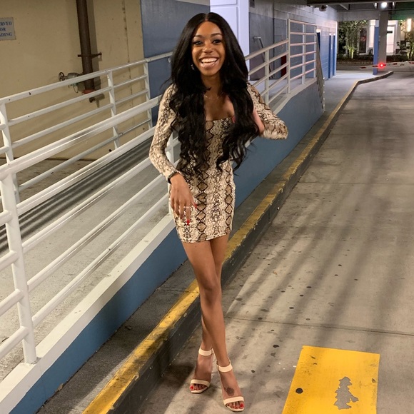 Snake print bodycon - Picture 1 of 3